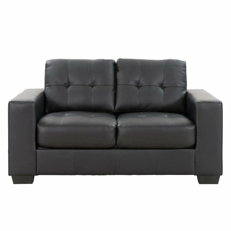 Metro 2 Seat Sofa - Black by BroDeals