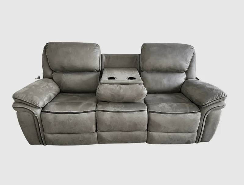 Moy 3 Seater Recliner - Grey by BroDeals