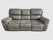 Moy 3 Seater Recliner - Grey by BroDeals