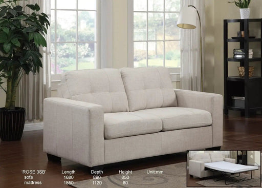 BroDeals Sofas Rose 2 Seater Sofabed - Beige Rose 2 Seater Sofabed - Beige