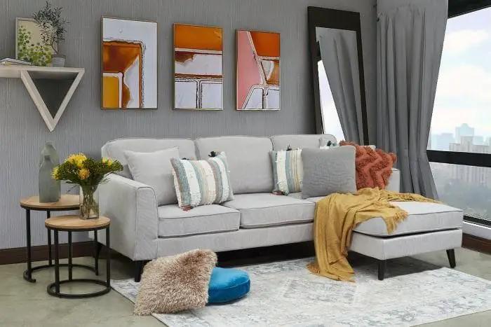 Rose Sofa with Chaise by BroDeals