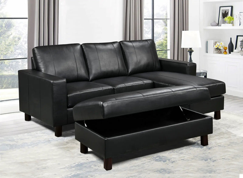 Sofia Corner Lounge Suite with Reversible Chaise by BroDeals
