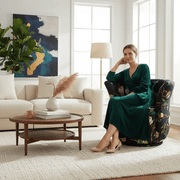 BroDeals Swivel Chair Peacock Tub Swivel Chair Peacock Tub Swivel Chair
