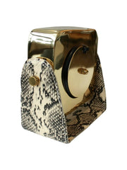 Table Clock With Snake Skin Design Base by BroDeals