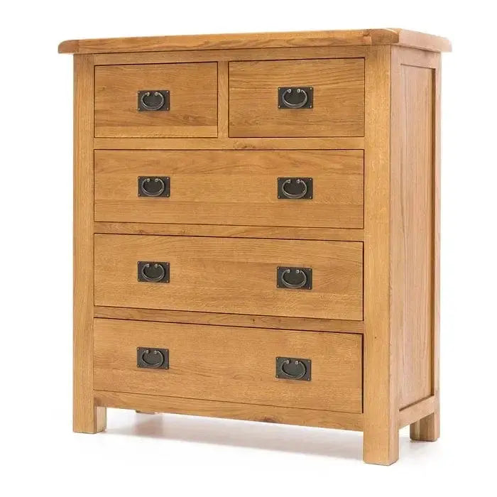 BroDeals Bedroom Furniture Sets Oak Bedroom Suite - Set of 4 Oak Bedroom Suite - Set of 4