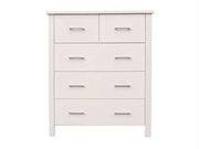 Tina Tallboy 5 Drawer White by BroDeals