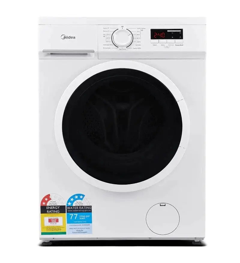 Midea 7.5KG Front Loader Washing Machine MFE75-JS1412/C31E-AU(25) by BroDeals