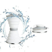 Collapsible Water Bottle- Gray by BroDeals