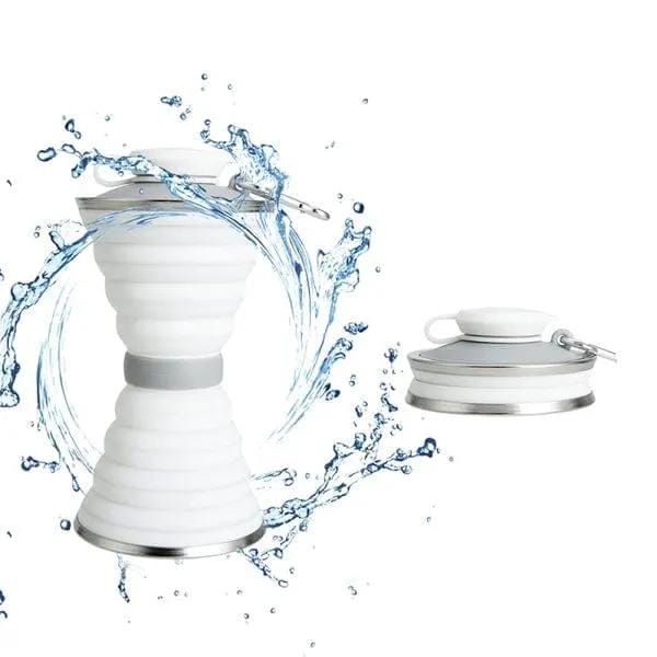 Collapsible Water Bottle- Gray by BroDeals