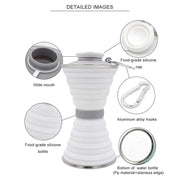 Collapsible Water Bottle- Gray by BroDeals