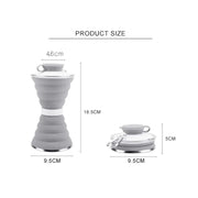 Collapsible Water Bottle- Gray by BroDeals