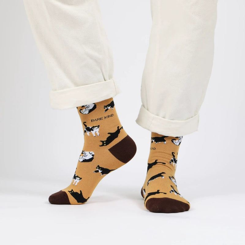 Barekind NZ Socks Save the Brown Cat Bamboo Socks Save the Brown Cat Bamboo Socks