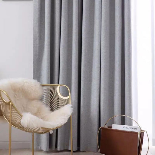 Kiwi Grab Kiwi Grab Readymade Curtain 100% Blockout Silver Curtains drapes – 8 sizes Readymade Curtain 100% Blockout Silver Curtains drapes – 8 sizes