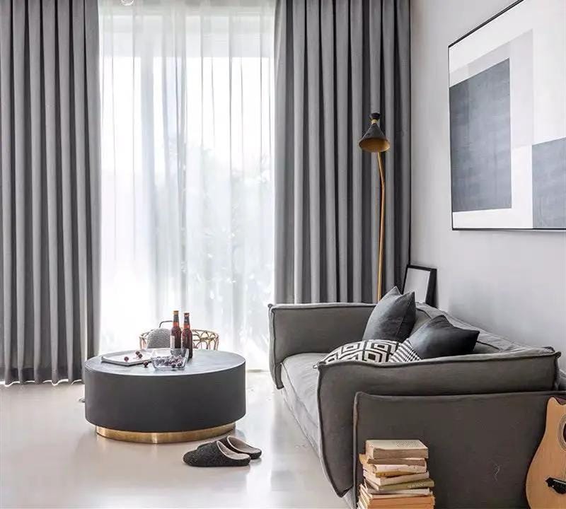 Kiwi Grab Kiwi Grab Readymade Curtain 100% Blockout Silver Curtains drapes – 8 sizes Readymade Curtain 100% Blockout Silver Curtains drapes – 8 sizes