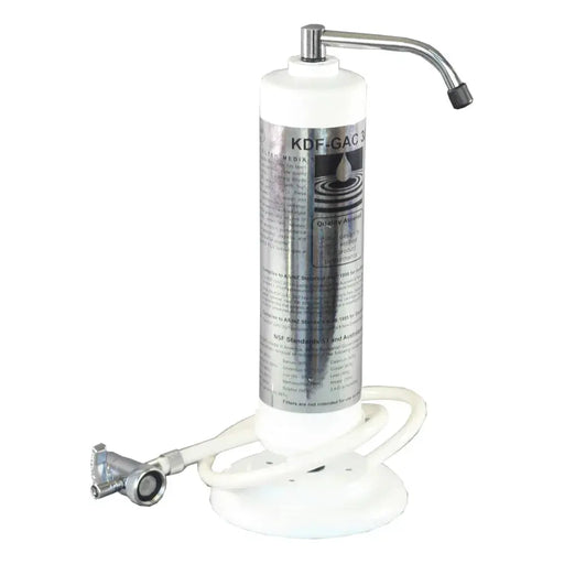 Deluxe Bench Top Water Filter - Heavy Metal & Cyst Removal - Portable KDF System by Filtration Station NZ