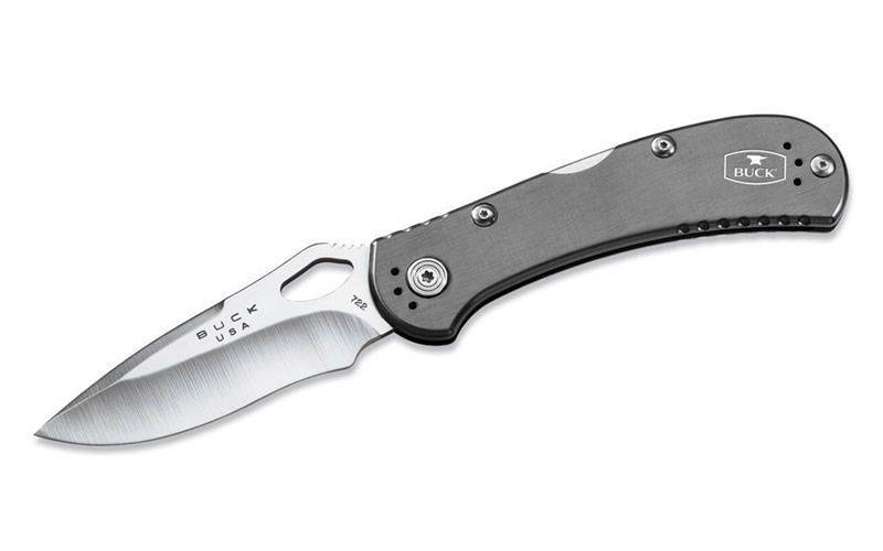 Buck 722 Spitfire Folder Gray - Action Outdoors Kiwi