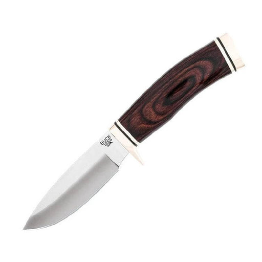 Buck 192 Vanguard - This fixed blade, classic knife featuring a drop point blade and contoured wood handle.