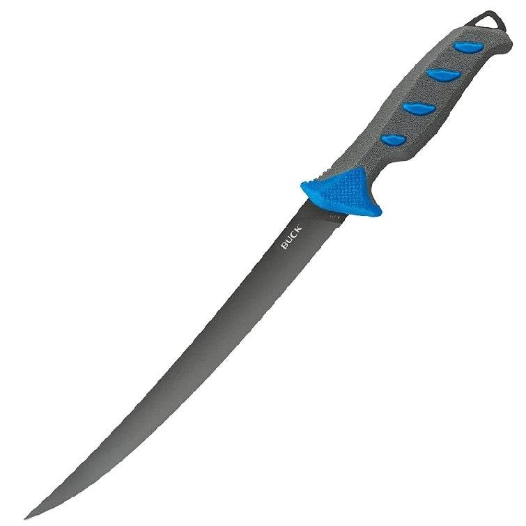 Buck147 Hookset Fillet Knife 9in Blue/Gray Clam - Action Outdoors Kiwi