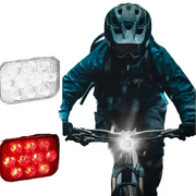 USB Rechargeable Bicycle Front & Rear LED Lights by Habicare