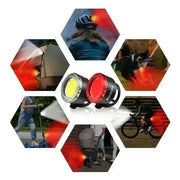 USB Rechargeable Bicycle Front & Rear LED Lights by Habicare