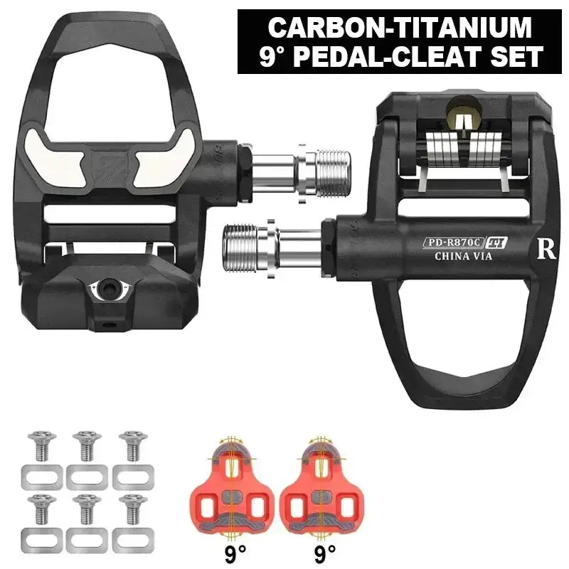 Carbon Nylon Clipless Bike Pedals by Habicare