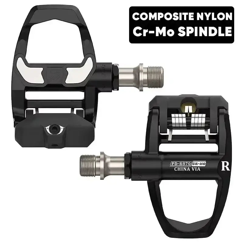 Carbon Nylon Clipless Bike Pedals by Habicare