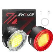 Rechargeable Bicycle Front & Rear Light Set by Habicare