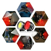 Rechargeable Bicycle Front & Rear Light Set by Habicare