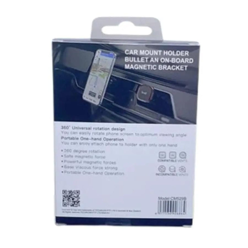 9eight5 Accessories Budi MagFit 360 Rotation Car Mount Holder CM529B Budi MagFit 360 Rotation Car Mount Holder CM529B