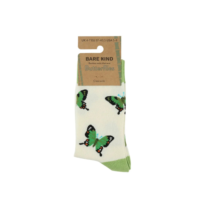 Save the Butterfly Bamboo Socks by Barekind NZ