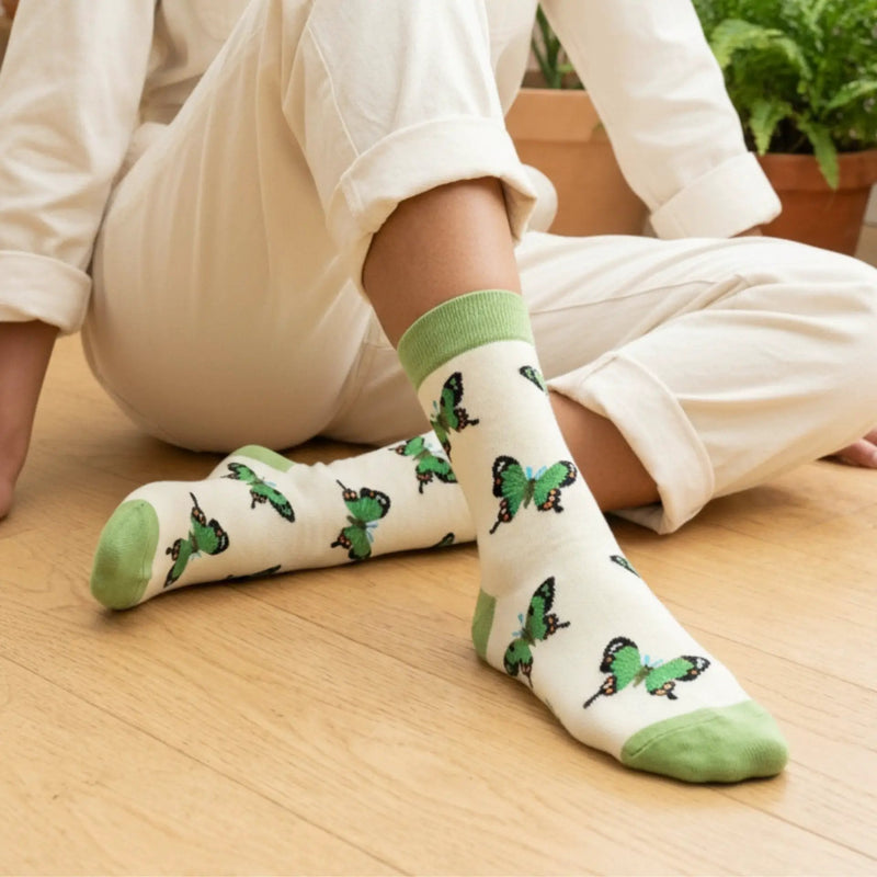 Save the Butterfly Bamboo Socks by Barekind NZ