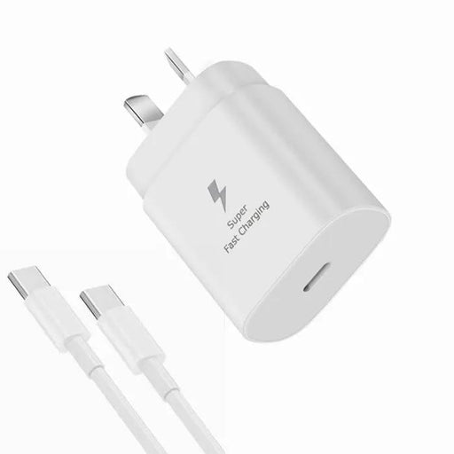 25W Type USB C PD Fast Charger and Charging Cable by salelink.co.nz