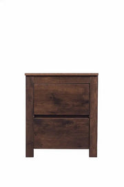 'Byron' Dark Oak Bedside Table by sue-e furniture