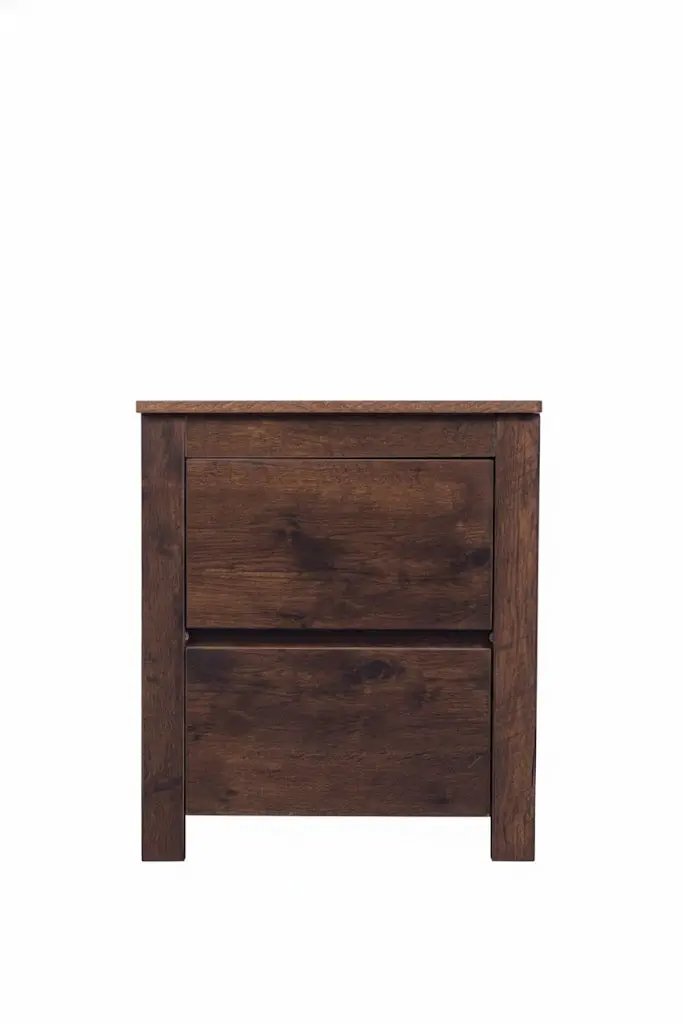 'Byron' Dark Oak Bedside Table by sue-e furniture