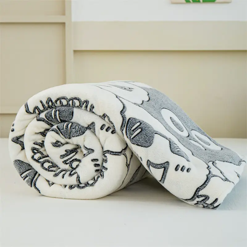 Fleece Blanket Soft Comfy Plush Winter Warm 200cm by dealonline.co.nz