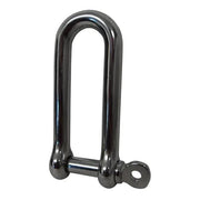MaxTek Anchor Swivel & Shackle D Shackle 10mm 3/8" Long SS - Blister Pack MaxTek D Shackle 10mm Long SS Heavy Duty Link