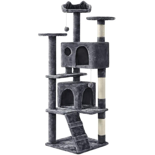158cm 158cm Tall Cat Tree Condo Kitten Tree Tower by Yaheetech