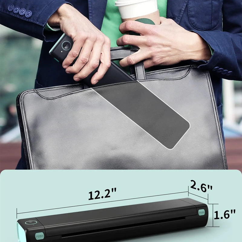 Action Outdoors Limited Portable A4 Bluetooth Thermal Printer Portable A4 Bluetooth Thermal Printer