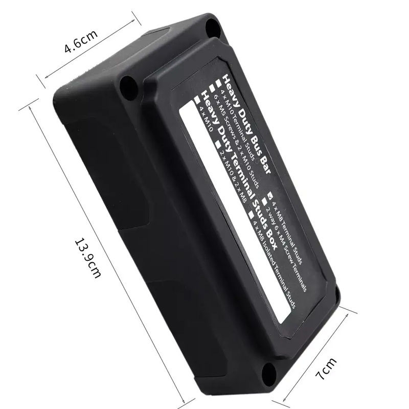 300A M8 48V Studs Bus Bar Power Distribution Box Terminal Block Heavy Duty by salelink.co.nz