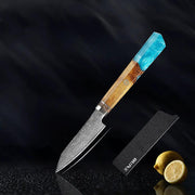 Kitchen Set Knife Damascus Steel Kitchen Knife Kitchen Knife Chef Knife Santoku Knife Japanese Knife Kitchen Tool B by China Dropship