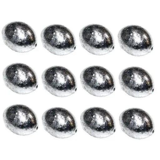 Fishing and Leisure SINKERS Egg Sinker Bulk Pack 1/2oz (100 per pack) Egg Sinker Bulk Pack Half Ounce 100 Fishing And Leisure