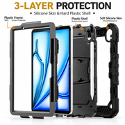 techplus iPad Pro 9.7-inch (2016) Heavy Duty Rugged Shockproof Silicone Case With Built-in Screen Protector iPad Pro 9.7-inch (2016) Heavy Duty Rugged Shockproof Silicone Case With Built-in Screen Protector