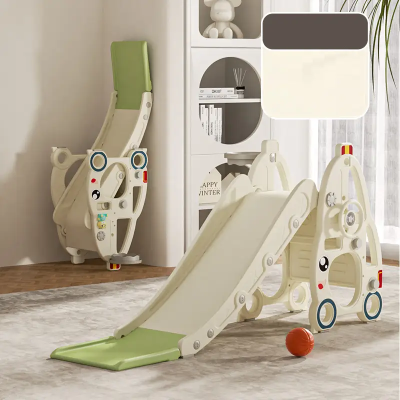 Kids Slide with Basket Ball by dealonline.co.nz