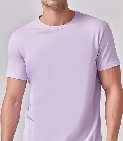 Solid Casual Short-Sleeve Crewneck T-Shirt by Mead's Supply & Equipment Outfitters limited