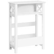 Slim End Table Modern Sofa Table by Yaheetech