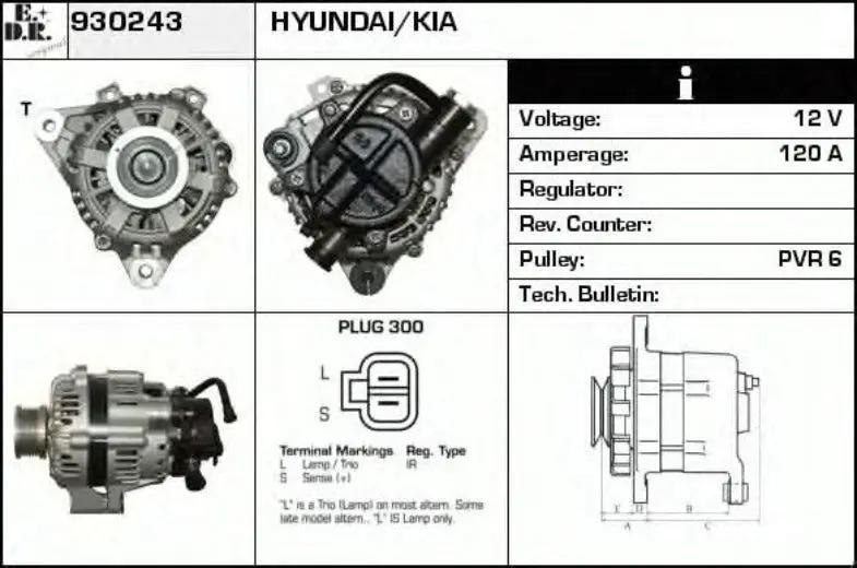 Alternator 37300-27021 021319261 021319262 3730027020 3730027021 Fits Hyundai Sonata Kia Magentis by JBH AUTO PARTS