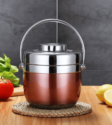 Mead's Supply & Equipment Outfitters limited Camp Cookware & Food Storage Stainless Steel Insulated Lunch Box — 2-Tier Hiking Bento | Hot & Cold | 1.2L & 1.5L Stainless Steel Insulated Lunch Box — 2-Tier Hiking Bento | Hot & Cold | 1.2L & 1.5L