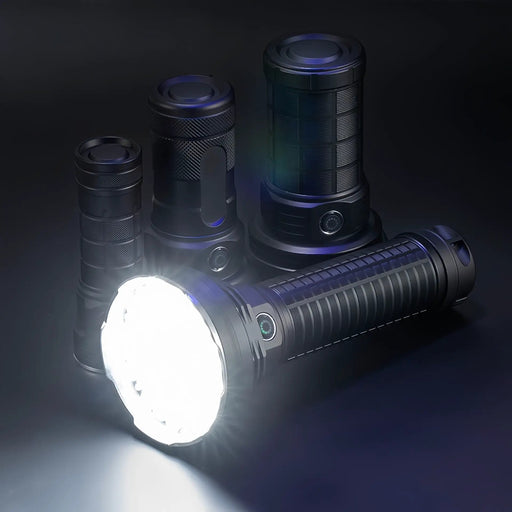 Mead's Supply & Equipment Outfitters limited Torches & Flashlights High-Power LED Flashlight — Rechargeable Aluminium Torch for Outdoor, Emergency & Self-Defence High-Power LED Flashlight — Rechargeable Aluminium Torch for Outdoor, Emergency & Self-Defence