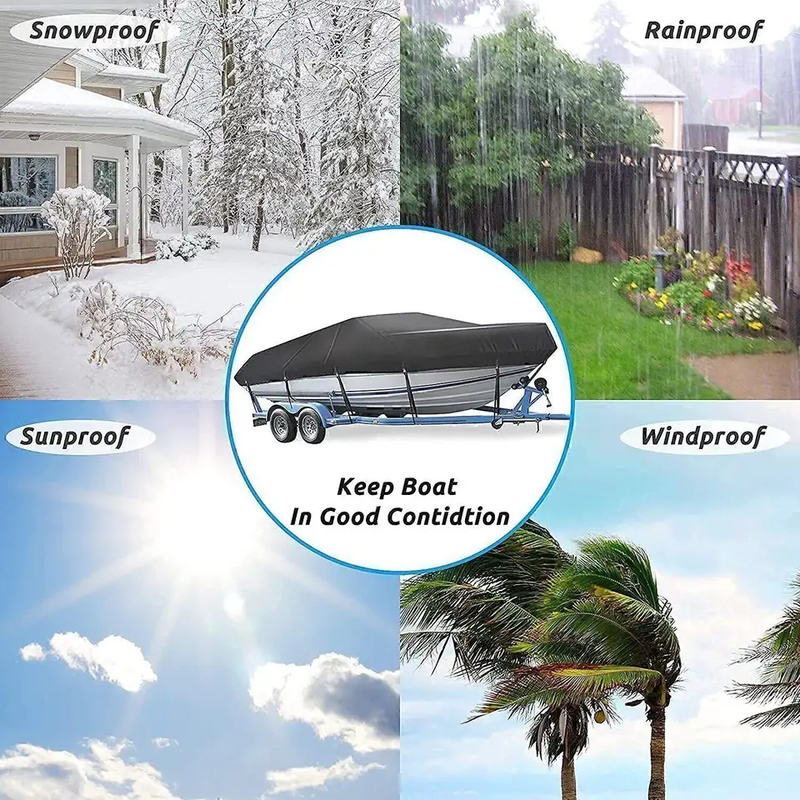 14"-16" 600D Boat Cover by salelink.co.nz