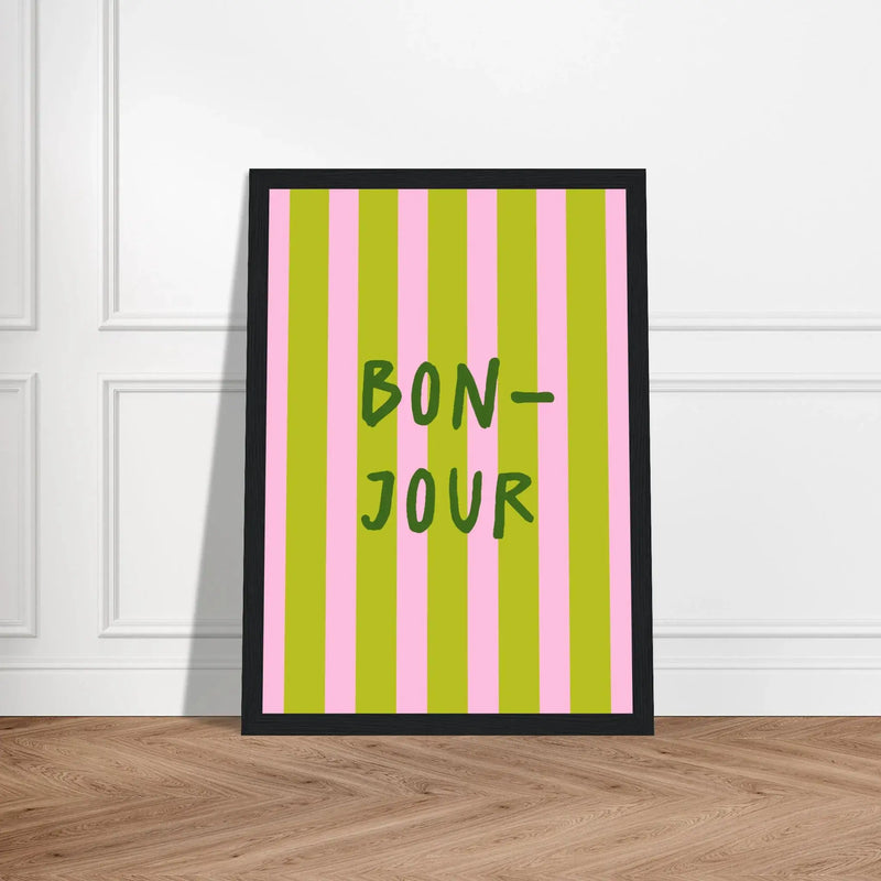 Bonjour by Blank Wall Print Shop